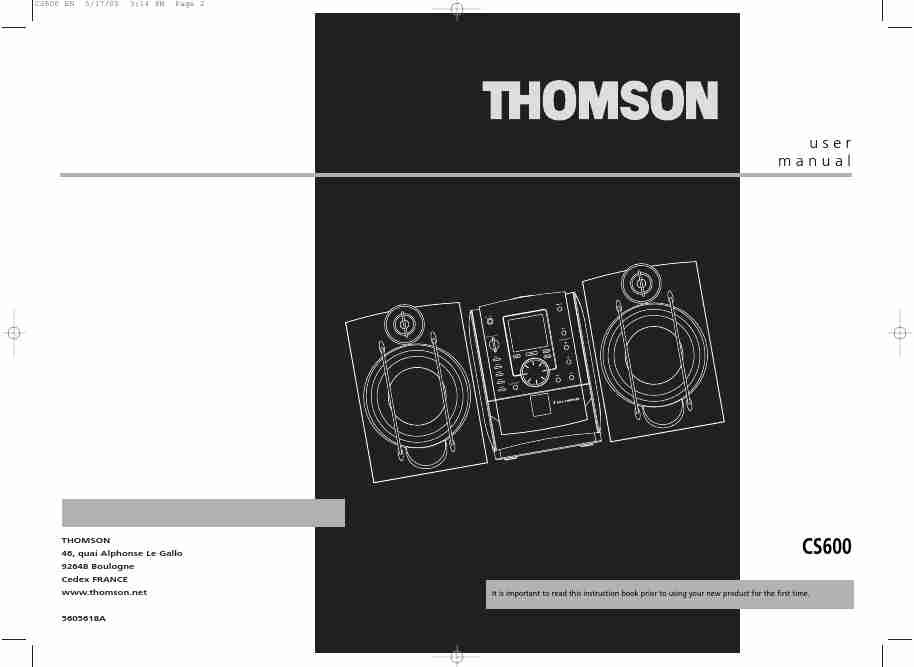 Technicolor - Thomson Stereo System CS600-page_pdf